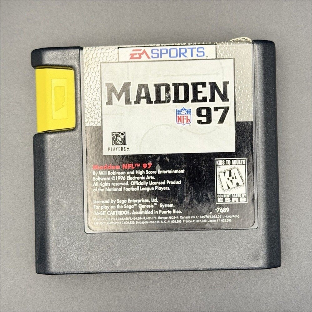 EA SPORTS Madden NFL 97 Sports American Football Game for Sega Genesis